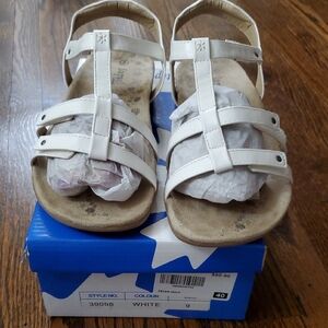 Elegant White Women's Sandals